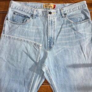 Old Navy Loose Jeans Mens 36x34 Light Blue Denim Retro Vintage Y2K Baggy